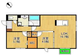 D-ROOM浅生の間取り画像