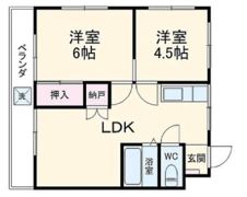 八百銀ビルの間取り画像