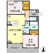 セジュール ピア 吉島の間取り画像