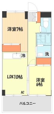 ディフロイデェの間取り画像