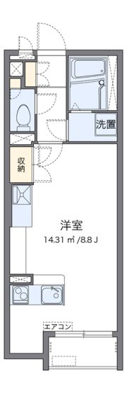 ミランダHKの間取り画像