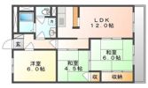 サンハイツ奥田の間取り画像