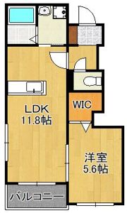 クレシア清田IIの間取り画像