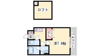 ヴィアーノ神戸上筒井通EASTの間取り画像