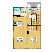 アベニューA棟の間取り画像