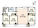 NK牛田コータースの間取り画像