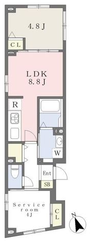コンポジット用賀の間取り画像