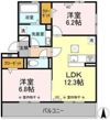 Dーroom新木曽川 Aの間取り画像