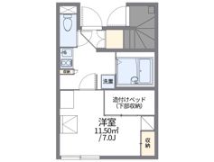 レオパレス冬月花Ⅰの間取り画像