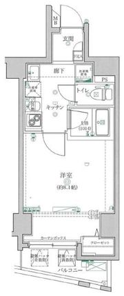 フェルクルール赤羽岩淵の間取り画像