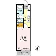 ヴィラフローラⅠの間取り画像