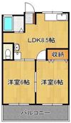 第2白石ビルの間取り画像
