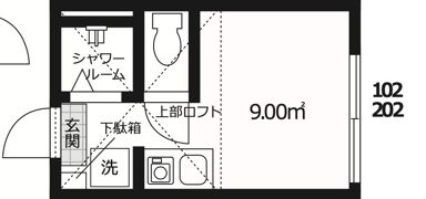 ディアマンテ中野の間取り画像