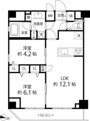 パークキューブ錦糸町の間取り画像