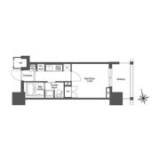 LIBR GRANT 西新宿WESTの間取り画像