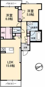 アヴェニール府中の間取り画像