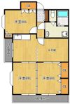山内シャルム田町 901号室の間取り画像