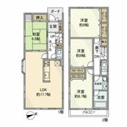 菊名戸建の間取り画像