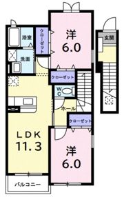 カームリー・カーサⅡの間取り画像