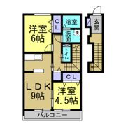 仮称 知多八幡アパートの間取り画像