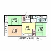 サンヒルズ上田Ⅱの間取り画像