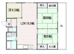 東峰マンション大濠の間取り画像