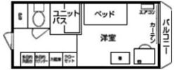ドーミー名古屋3の間取り画像