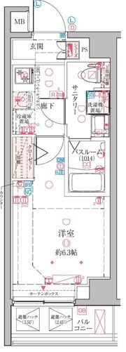 クレヴィスタ横浜綱島の間取り画像