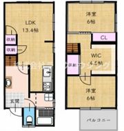 木漏れ日の家（高柳3丁目戸建）の間取り画像