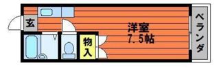 ミツオカブラザーズマンションの間取り画像