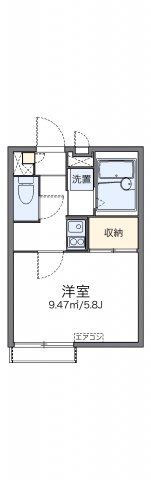 レオパレスクラール ガルテンの間取り画像