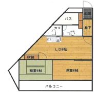 ヴィラ高砂の間取り画像