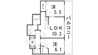 エステムプラザ神戸元町海岸通の間取り画像