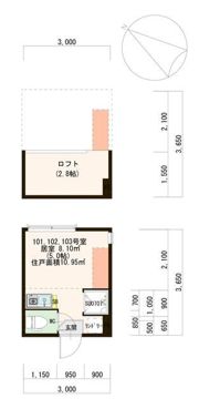 ハーモニーテラス大山の間取り画像