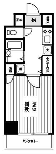 エスコート両国の間取り画像