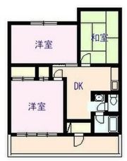 久野886貸家の間取り画像