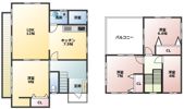 花野戸建ての間取り画像