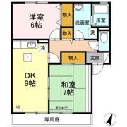 クレセント中島の間取り画像