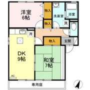 クレセント中島の間取り画像