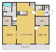 元町カデンツァⅡの間取り画像