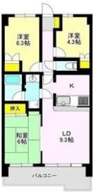ハイラーク高崎707の間取り画像