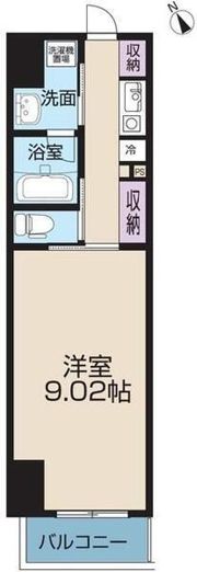 レピュア王子本町の間取り画像