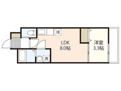 月光五日市壱番館の間取り画像