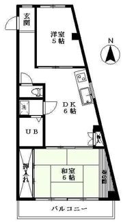 白金ハイツの間取り画像