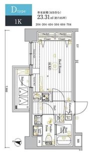MAXIV横浜吉野町SOUTHの間取り画像