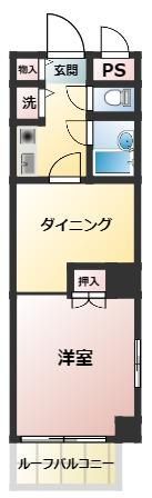 サンパレス松庵の間取り画像