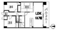 ハイコーポ南千田の間取り画像