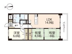 エトアール井口の間取り画像
