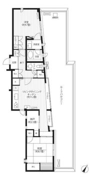 コスモリード駒沢大学の間取り画像