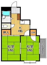 シャトレ境川IIの間取り画像